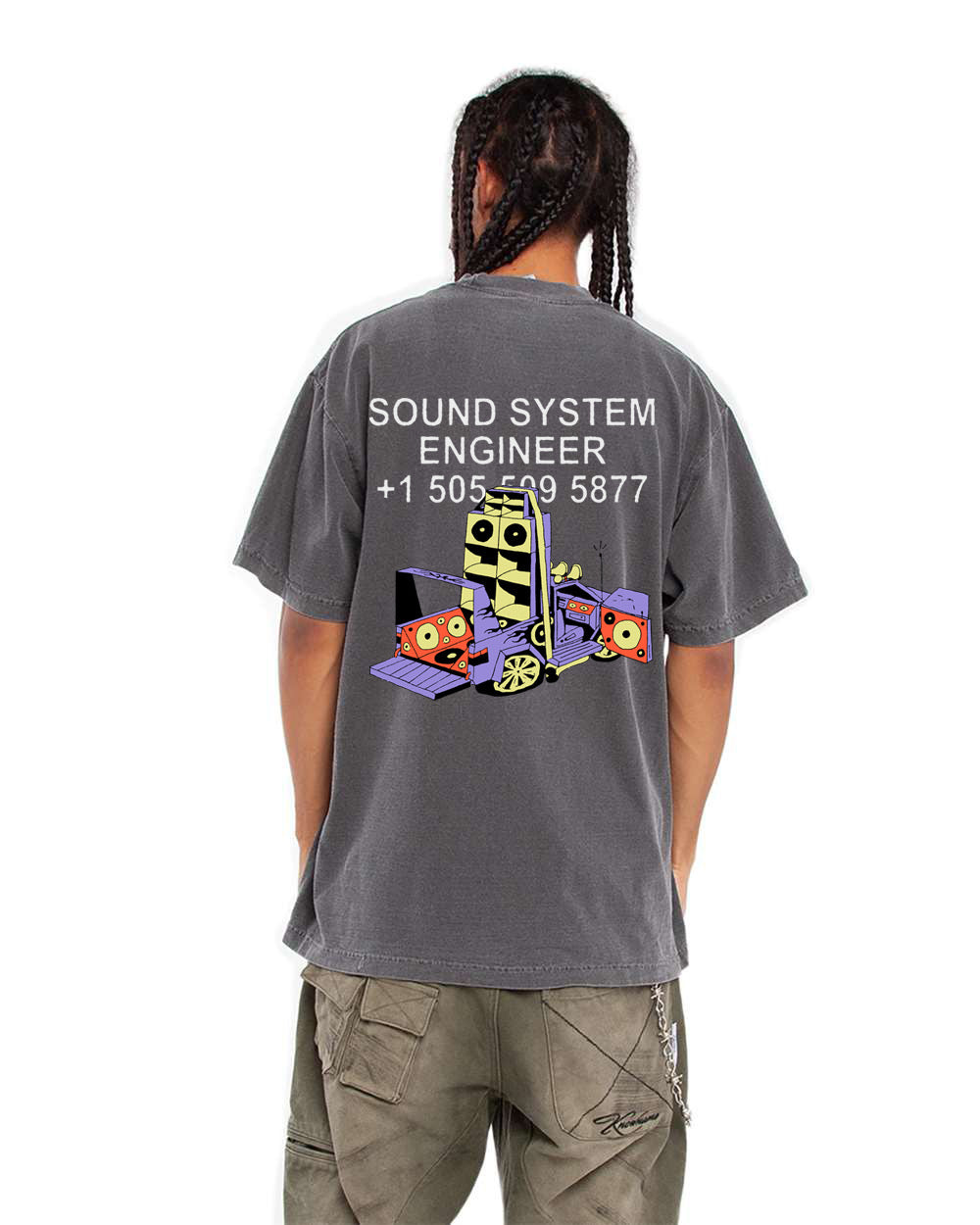 Sound System Shirt Grey